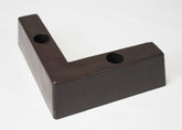 PÉ DE PVC CANTONEIRA 5CM IMBUIA